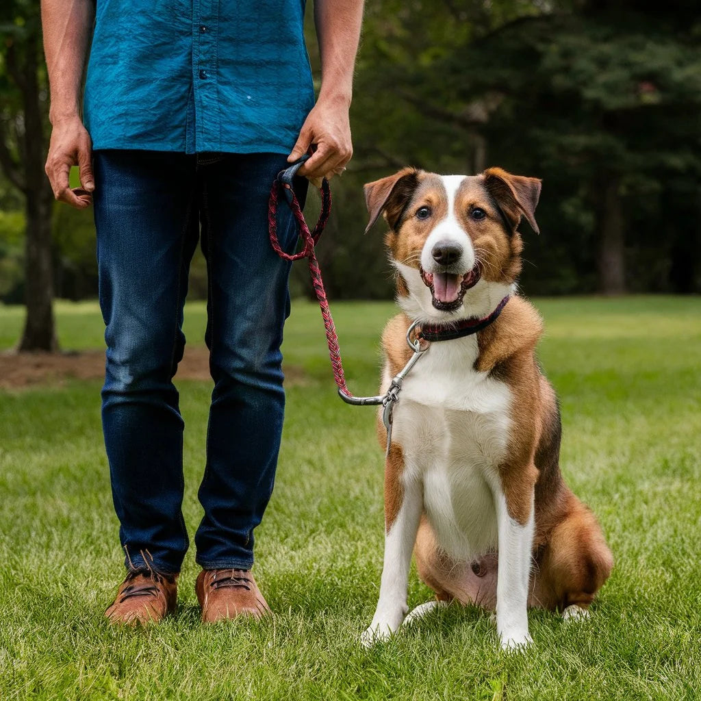 Designer dog collars and leashes