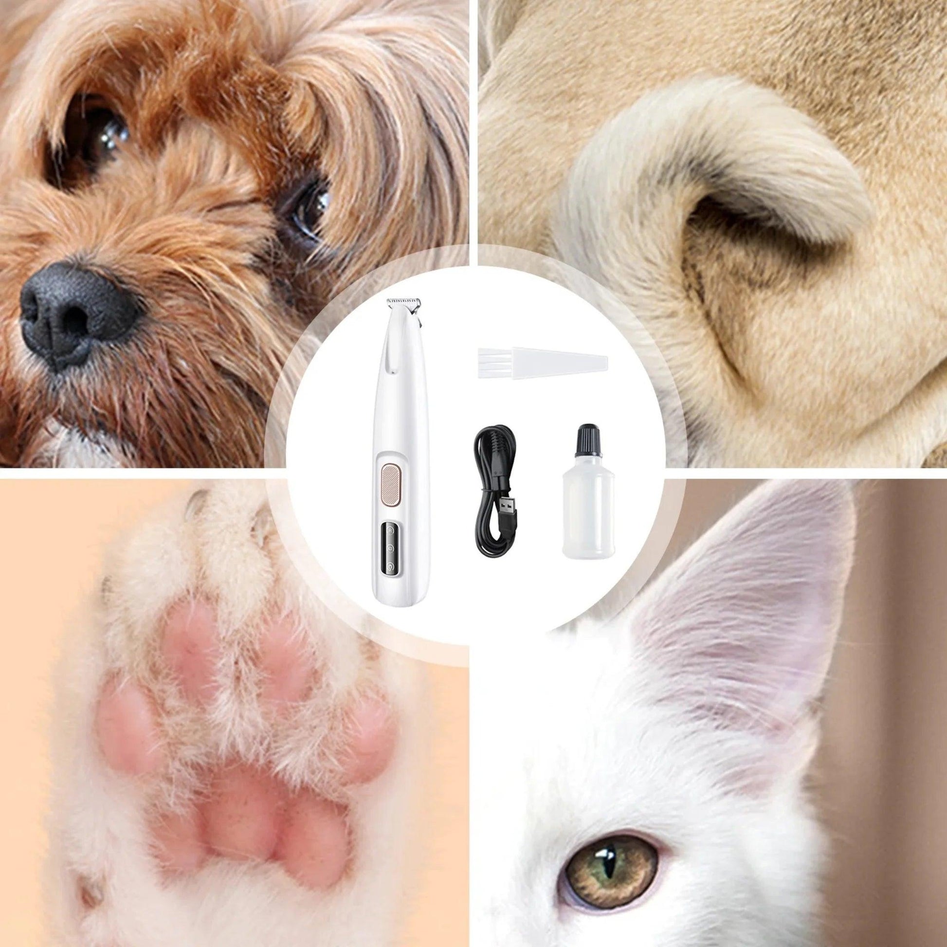 dog paw trimmer with led light